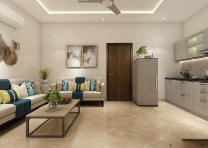 Snowy mountain landscape